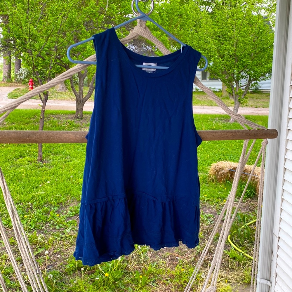 Blue Old navy summer tank top